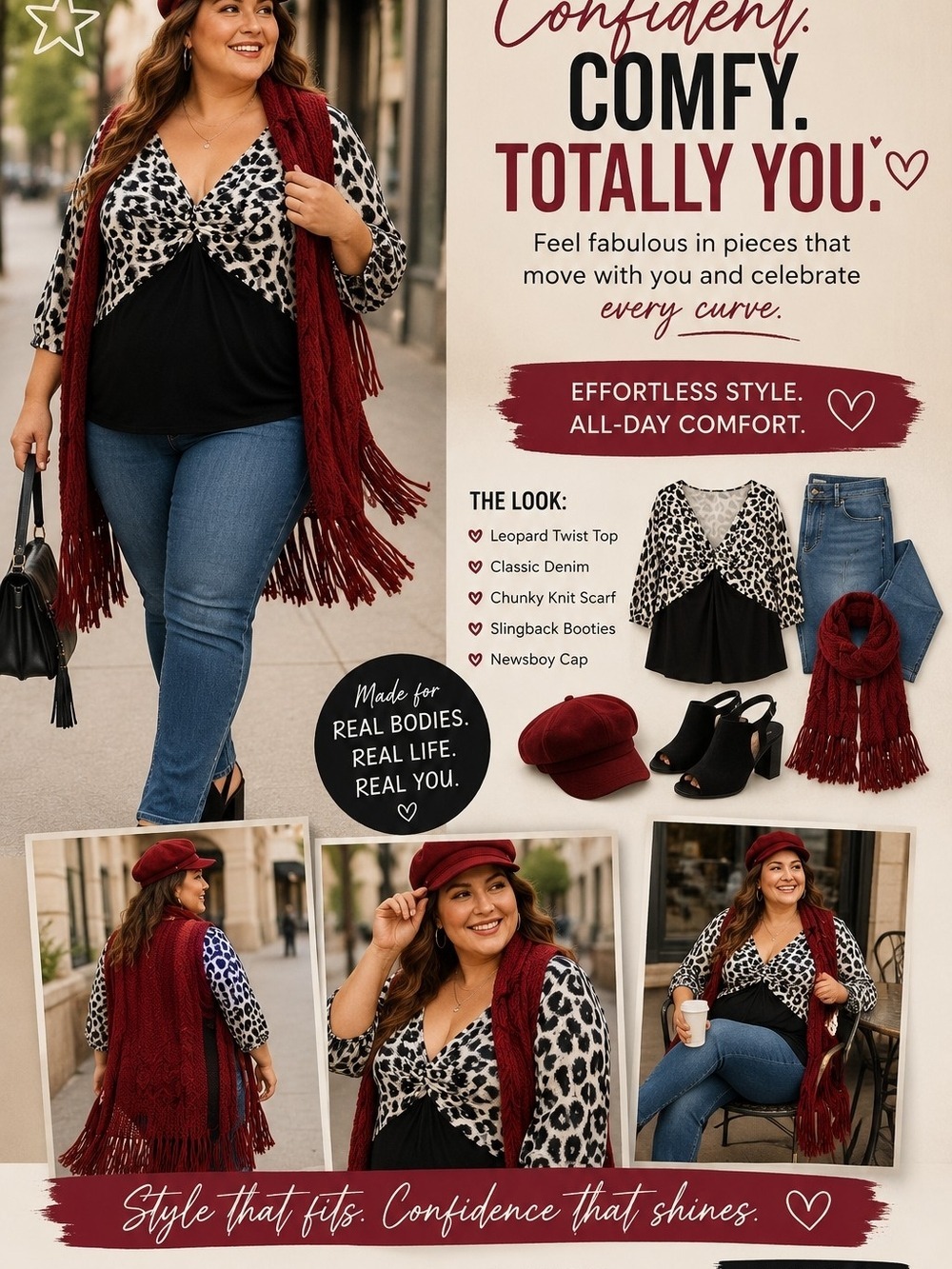 Sale: Shop The looks. Scarf, Jeans, Leopard Oh My